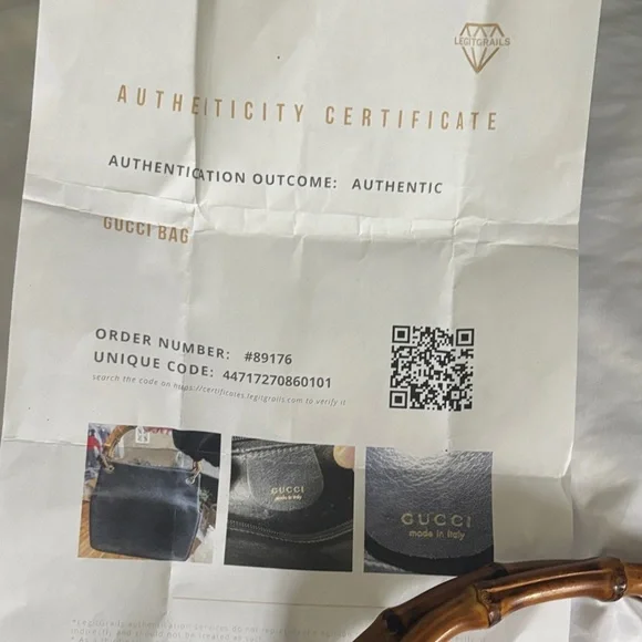 Gucci bamboo with coa vintage peeling inside with organizer - Picture 16 of 16